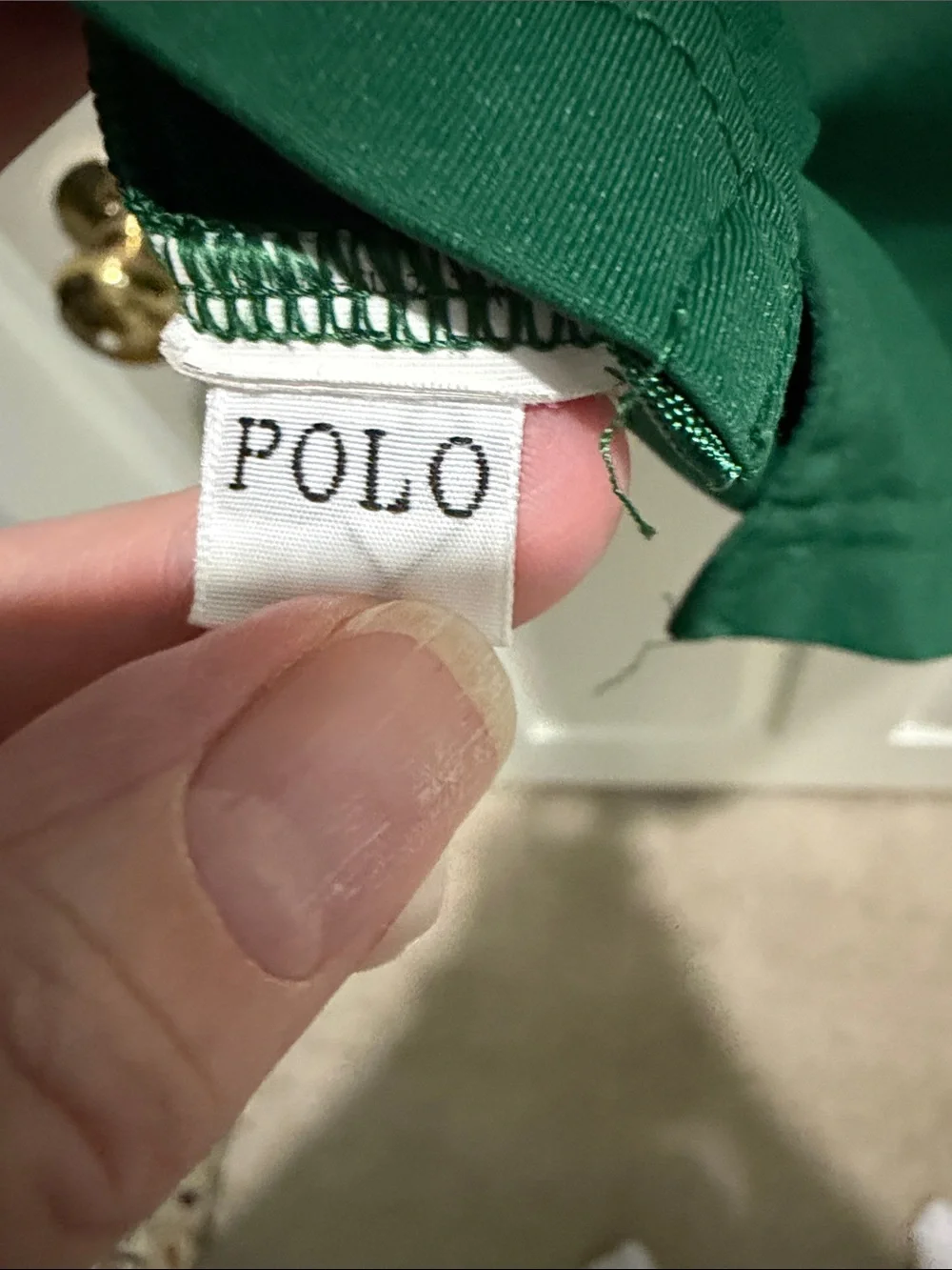 Polo by Ralph Lauren Green Short-Sleeve Polo with White Logo